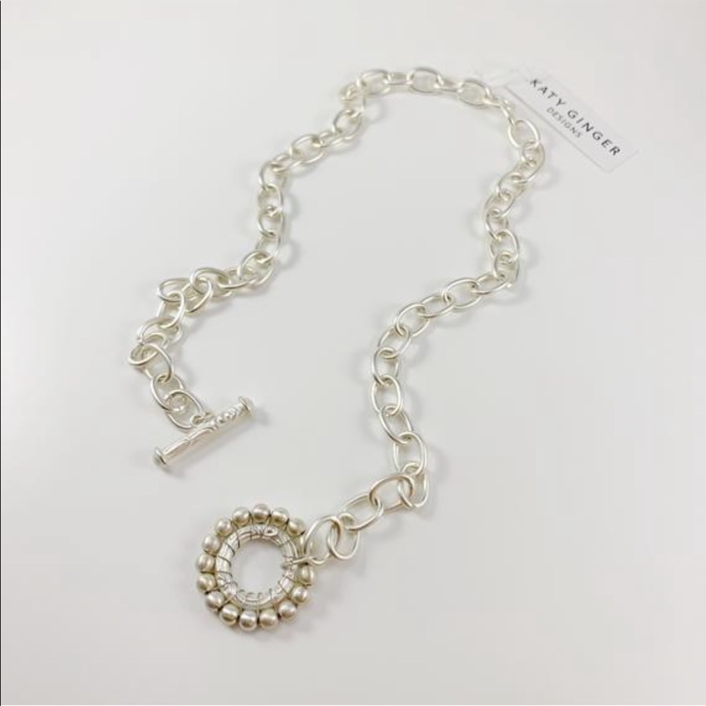 Nwt Katy Ginger Designs Toggle Necklace